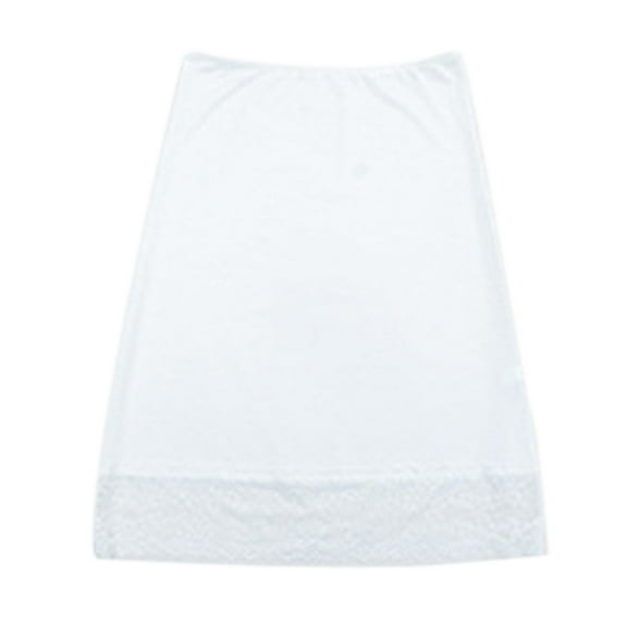 Knee Length Half Slips Skirt for Women Underskirt Slip Skirt with Lace Trim Elegant Under Dresses Petticoat Underwear