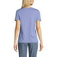 thumbnail image 2 of Lands' End Women's Relaxed Supima Cotton T-Shirt, 2 of 3