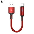 thumbnail image 3 of Cargadores cortos, cables de carga rápida USB tipo C a USB A, datos y carga de alta velocidad, trenzado de nailon de 10 pulgadas, 3 of 8