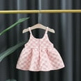 thumbnail image 5 of Zwiiyzr 6M-3T Infant Baby Girls Spaghetti Strap Plaid Bowknot Smocking Dress Pink, 5 of 9