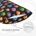 thumbnail image 3 of Daiia Lovely Planet Bedding Waterproof Pillow Protector Zippered Queen – Bed Bug Proof Pillow Encasement-14"x20", 3 of 6