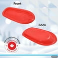 thumbnail image 3 of Superio Toboggan 2 Rider Snow Sled, Red (2 pack), 3 of 5