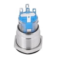 thumbnail image 4 of Car Engine Start Stop Push Button Switch - Waterproof Metal Material - White LED Light - 12V - Universal Fitment, 4 of 8