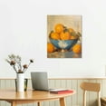 thumbnail image 2 of ONETECH Retro kitchen fruit wall art kitchen utensils and fruits art prints rustic oranges canvas painting vase and oranges On Table poster for kitchen living room Restaurant decor no frame, 2 of 4