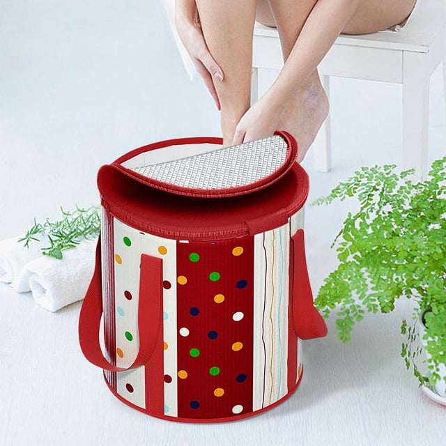 TIMIFIS Portable bath Foldable Foot Soaking Bucket For Household Use Portable Leg Soaking Bathtub Constant Temperature Insulation Thick Dormitory Foot Soaking Bag kitchen gadgets Kitchen Gadgets