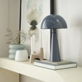 thumbnail image 3 of 16" Modern Iron Mushroom Metal Table Lamp - Nourison, 3 of 8