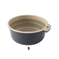 thumbnail image 4 of Youkk 1/2/3/5 Durable Strainer For Easy And Efficient Kitchen Tasks Thickened Double Layer Kitchen Gadgets Blue Grey small 1 Pc, 4 of 6