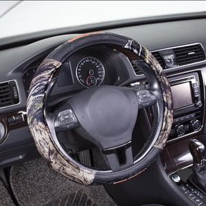 Mossy Oak Camo Steering Wheel Cover, Green