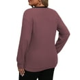 thumbnail image 2 of a.Jesdani Plus size Sweatshirts for Women Crewneck Casual Lace Patchwork Pullover Sweater m, 2 of 6