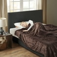 thumbnail image 5 of Woolrich Heated Plush to Berber Blanket, Twin, Chocolate, 5 of 11