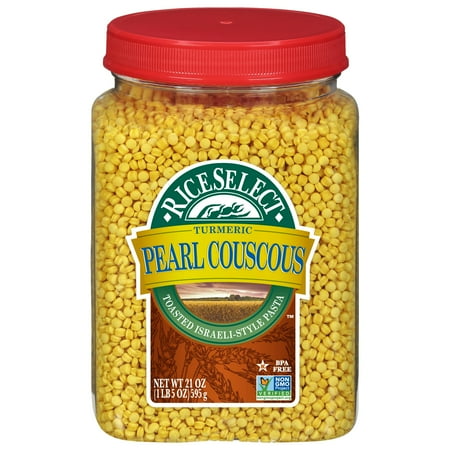 RiceSelect Pearl Couscous Turmeric 21 oz (Pack Of 4)