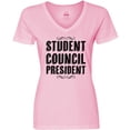 thumbnail image 3 of Inktastic Student Council President Women's V-Neck T-Shirt, 3 of 5