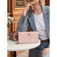 thumbnail image 5 of Punplita Women Wallet Leather Long Wallets for Women with Zipper and Card Holder, 5 of 8