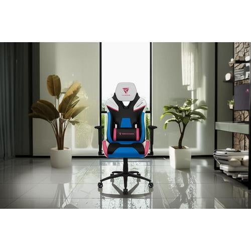 Silla gamer ThunderX3 TC5 ergonómica rosa con tapizado de cuero sintético