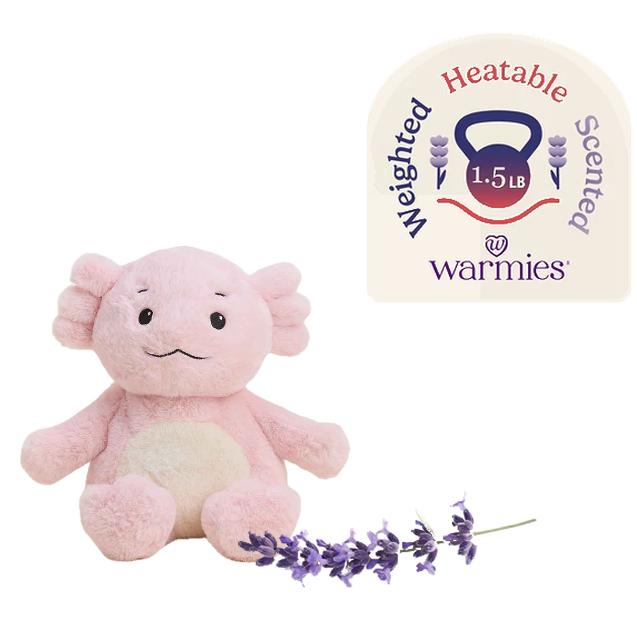 Intelex Puppy Warmies Cozy Plush Heatable Lavender Stuffed Animal