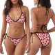 thumbnail image 3 of Fotbe Strawberry Traje de Baño para Mujer de Dos Piezas – Bikini Sexy de Tirantes Tipo Halter con Diseño Triangular, 3 of 6