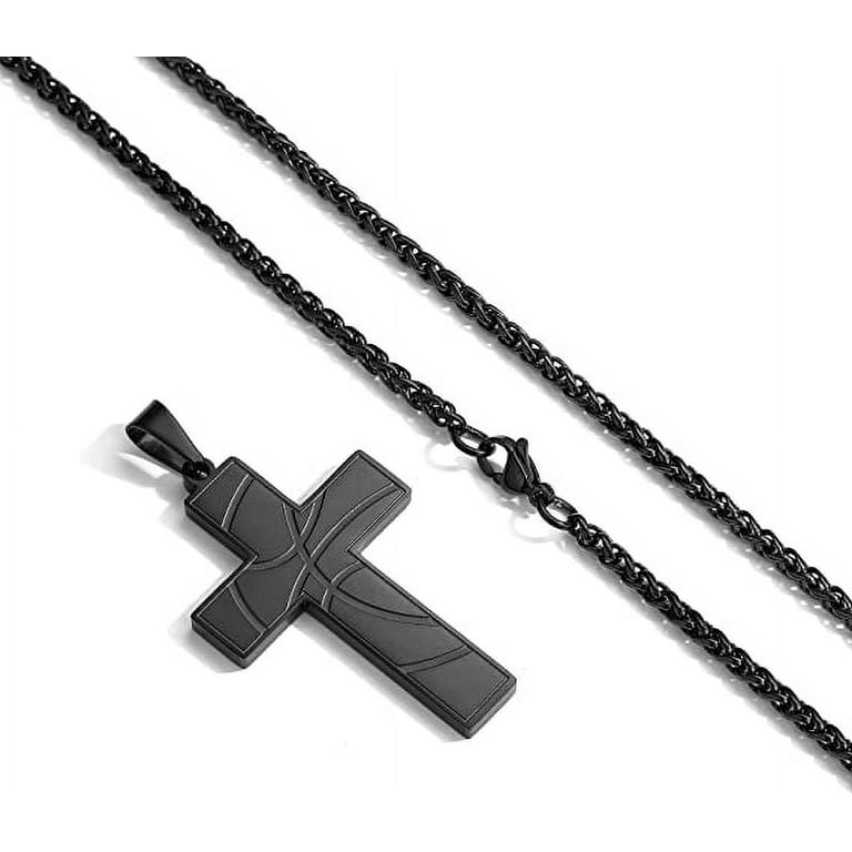 Wooden Cross Pendant Necklace Christian Jewelry Unisex Black Owned – The  Blacker The Berry