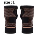 thumbnail image 2 of Wrist Compression Gloves Wrist Support Sleeve For Tendonitis, Golf, Yoga, Arthritis, Wrist Sprain - L, 2 of 5