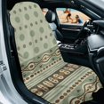 thumbnail image 2 of Garronmavis Boho Pattern Front Car Seat Towel Cover Stain Resistant Breathable Non-Slip Front Seat Protector for Cars SUV Trucks Sedan Van Ideal for Post-Workout Outdoor Sports Use, 2 of 9