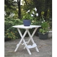 thumbnail image 2 of Adams Manufacturing Outdoor Traditional and Folding End Plastic Table, White, 2 of 6