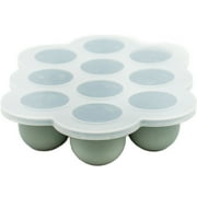 WeeSprout Silicone Baby Food Freezer Tray with Clip-on Lid (Ten 1.5 Ounce Sections)