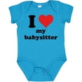 thumbnail image 3 of Inktastic I Heart My Babysitter Boys or Girls Baby Bodysuit, 3 of 5
