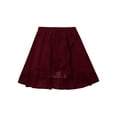 thumbnail image 4 of TiaoBug Kids Girs Chiffon Ballet Tutu Skirts Ruffle Hem Tulle Dance Skort 6-16, 4 of 5