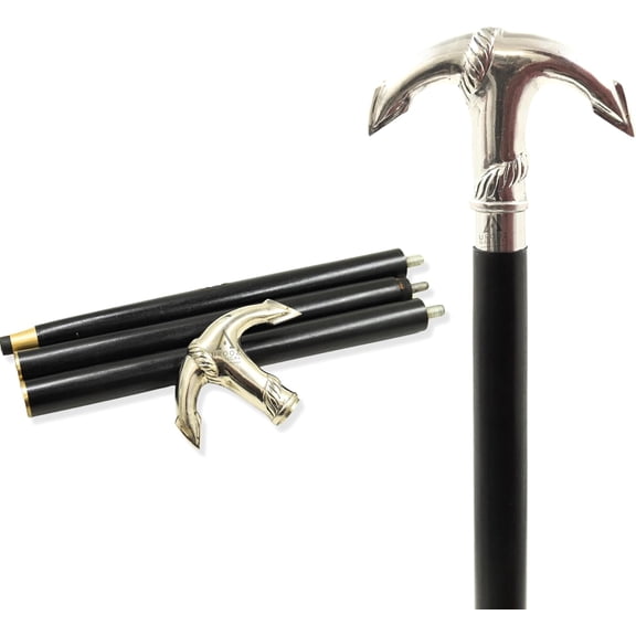 Derby Designer Handle Wooden Walking Stick Cane Vintage Antique Handmade Christmas Gift