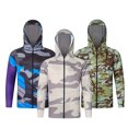 thumbnail image 2 of Nueva ropa de pesca para hombres, ligera, suave, con protección solar, camisetas anti-UV, 2 of 5