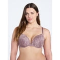 thumbnail image 2 of Joyspun Women's Two-Tone Lace Push-Up Bra, Sizes 34A-36DD, 2 of 4