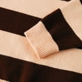 thumbnail image 6 of HAiming Baby Boys Striped Sweaters Casual Long Sleeve Crew Neck Knit Pullover Toddler Tops for Kids, 6 of 6