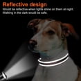 thumbnail image 5 of Reflective nylon dog collar with adjustable padding, pet collar in multiple colors, suitable for daily use, from small to large dogs, rown XL, 5 of 7