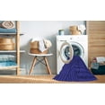thumbnail image 2 of Ahgly Company Tapis Rond Lavable en Machine Intérieur Transitionnel Bleu Cobalt, 3 Pieds Rond, 2 of 7