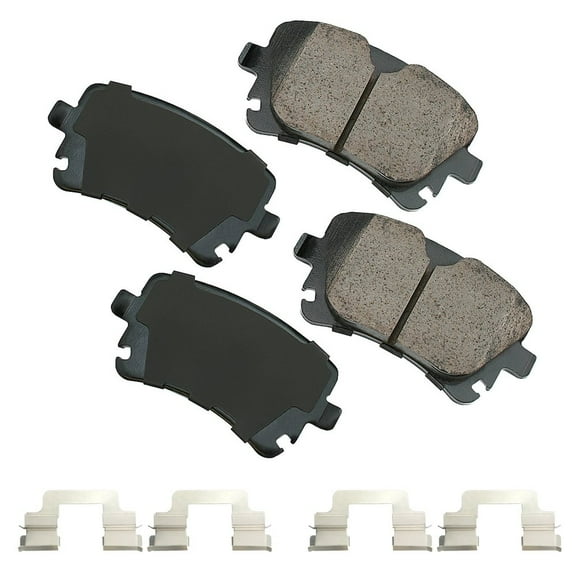 Akebono EUR1018B Disc Brake Pad Kit Fits select: 2009-2017 AUDI Q5, 2002-2016 AUDI A4