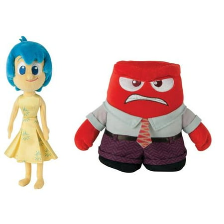Disney/Pixar's Inside Out Plush Anger & Joy Set - Walmart.com
