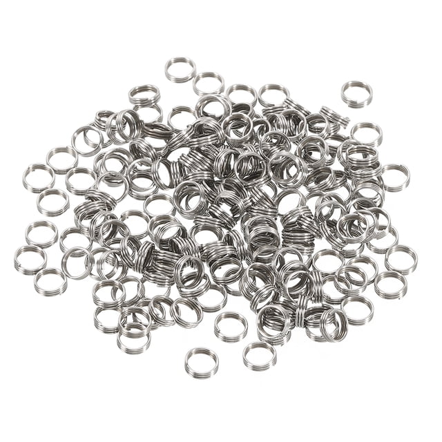 Unique Bargains Dart Shaft Rings, 200 Pack Stainless Steel Dart O-Ring for Enhanced Grip