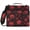 Red Roses and Hearts Pattern, variant on Zipper Binder with Shoulder Strap 2 inch 3 Ring Waterproof File Folder Organizer Bag 500 Sheet Pink Hearts and Roses Pattern