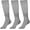Gray, variant on FUN TOES 80% Merino Wool Knee-High Boot Socks - Perfect for Winter Hiking, 3 Colors, 3 Pairs, Long Length
