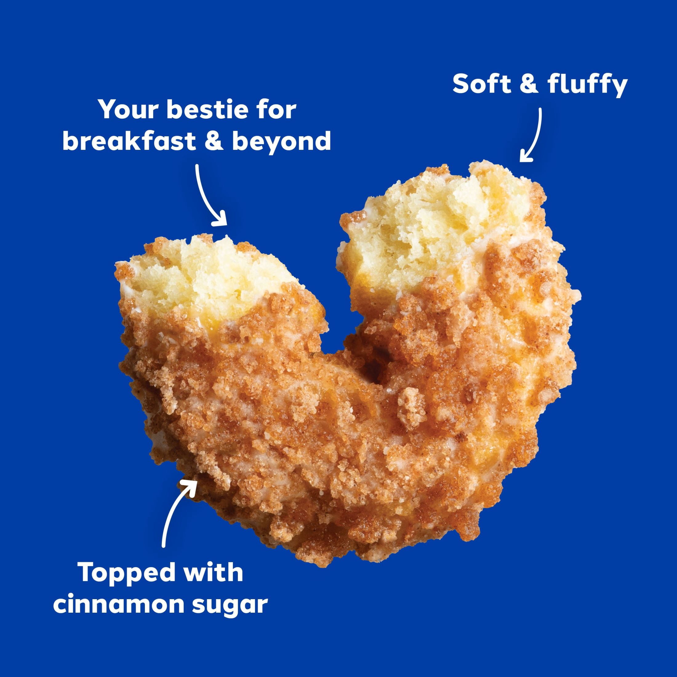 Hostess Donettes, Churro Mini Donuts Topped with Cinnamon Sugar, 9.5 oz Bag