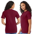 thumbnail image 2 of Crown Craze Essential-T Unisex Short Sleeve T-Shirt, 100% Cotton Comfortable Classic Fit Tee (Orange, 4XL), 2 of 6