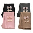 thumbnail image 2 of LYMAYTER Girls Cotton Leggings for 1-9Y Kids Full Length Soft Stretchy Pants for Daily Comfort and Play‌, 2 of 8