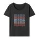 thumbnail image 2 of Camiseta básica para mujer, camiseta de moda con cuello redondo, camisetas de verano para desplazamientos y viajes S, 2 of 8