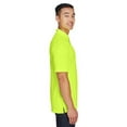 thumbnail image 3 of Harriton M345 Men's Advantage Snag Protection Plus IL Snap Placket Polo-Safety Yellow-M, 3 of 3