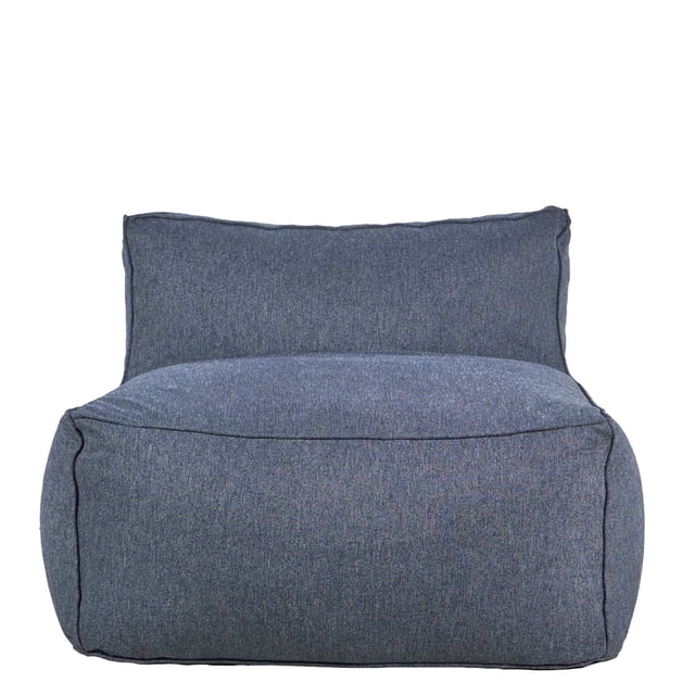 Sillon Puff Ferrara Azul Kessa Muebles
