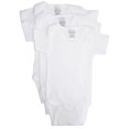 thumbnail image 1 of Bambini White Short Sleeve One Piece 3 Pack Newborn, 1 of 2