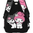 thumbnail image 5 of My Kawaii Melody Backpack Unisex Travel Lightweight Backpack Laptop Backpacks Shoulders Bag School Bag for Men Women, 5 of 7