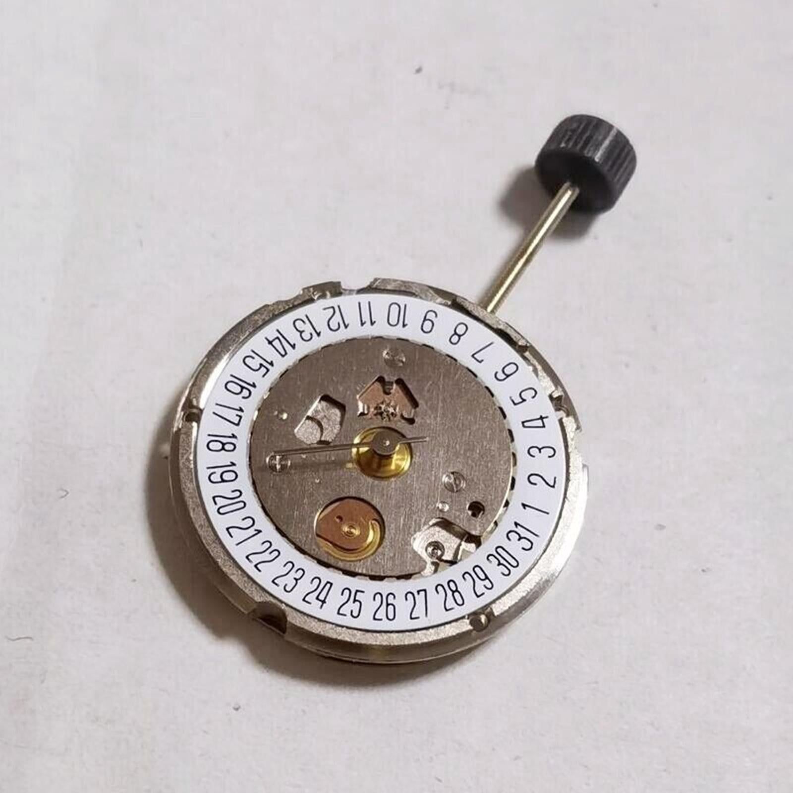 7021 Watch Quartz Movement 3 Hands Date at 6 o'clock Replace for 956.412 TAPDRA Spare Part