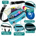 thumbnail image 4 of PetAmi Hands Free Dog Leash, Dog Running Leash Belt for Walking Jogging, Dog Waist Zipper Pouch Fanny Pack with Poop Bag Dispenser, Dual Padded Handle Bungee Leash for Small Medium Large Dogs, Double, 4 of 8