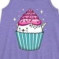 thumbnail image 2 of Instant Message - Cat Cupcake - Toddler and Youth Girls A-line Dress, 2 of 5
