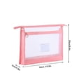 thumbnail image 3 of Xihbxyly Bolsa Transparente para Archivos, Organizador de Doble Capa, Gran Capacidad de Malla, Acceso Rápido, Ideal para Uso Diario, Ideal para Estudiantes y Profesionales., 3 of 3